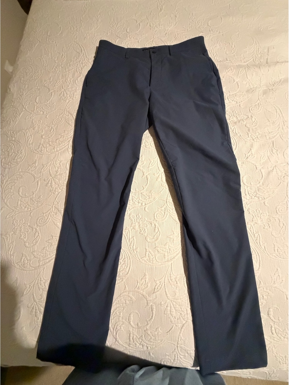Banana Republic Slim Fit Men's Dress Pants 33x32 Navy Blue